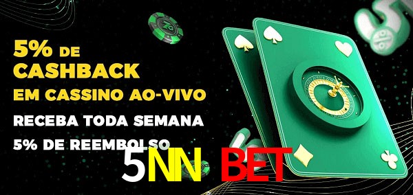 Promoções do cassino ao Vivo 5NN Bet